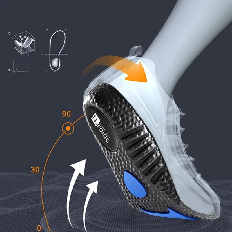 1Pair EVA Sports Shock Absorption Shoes Insole for Feet Height Increase Insoles Men Women Arch Support Orthopedic Shoe Pads image 5