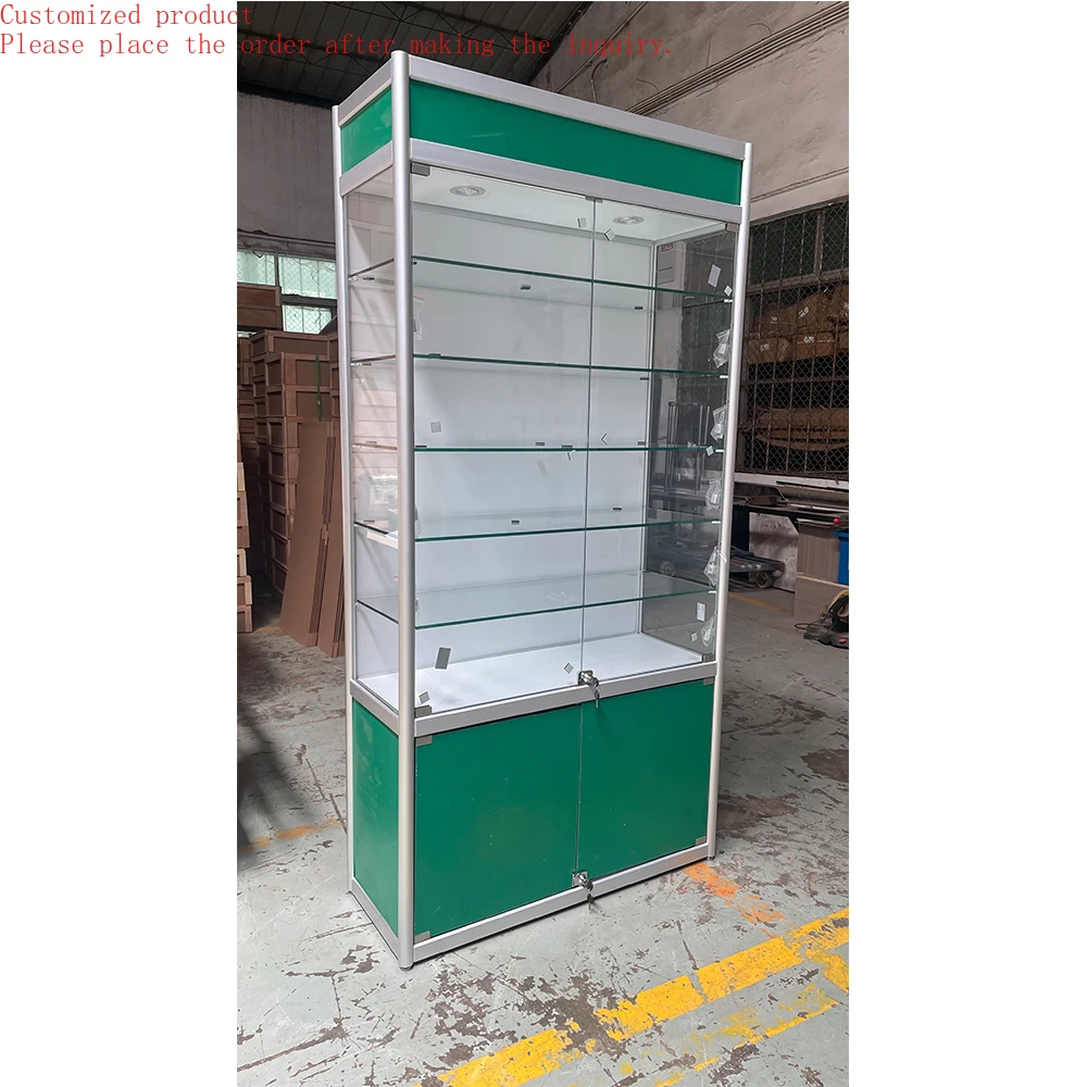 

Custom.Pharmacy Furniture of Wall Mounted Shelves and Counter Pharmacy Cabinet