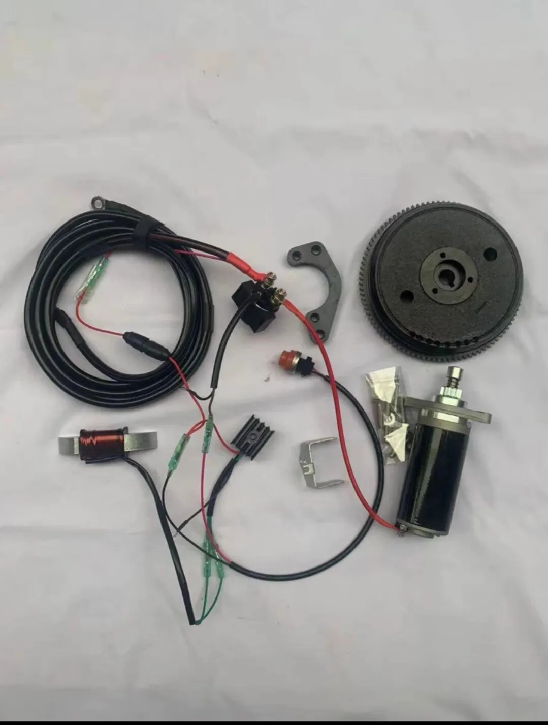

Electric Start Outboard Motor Rear Operator Accessories For Hidea Parsun Hangkai 9.8-12HP Boat Engines Parts