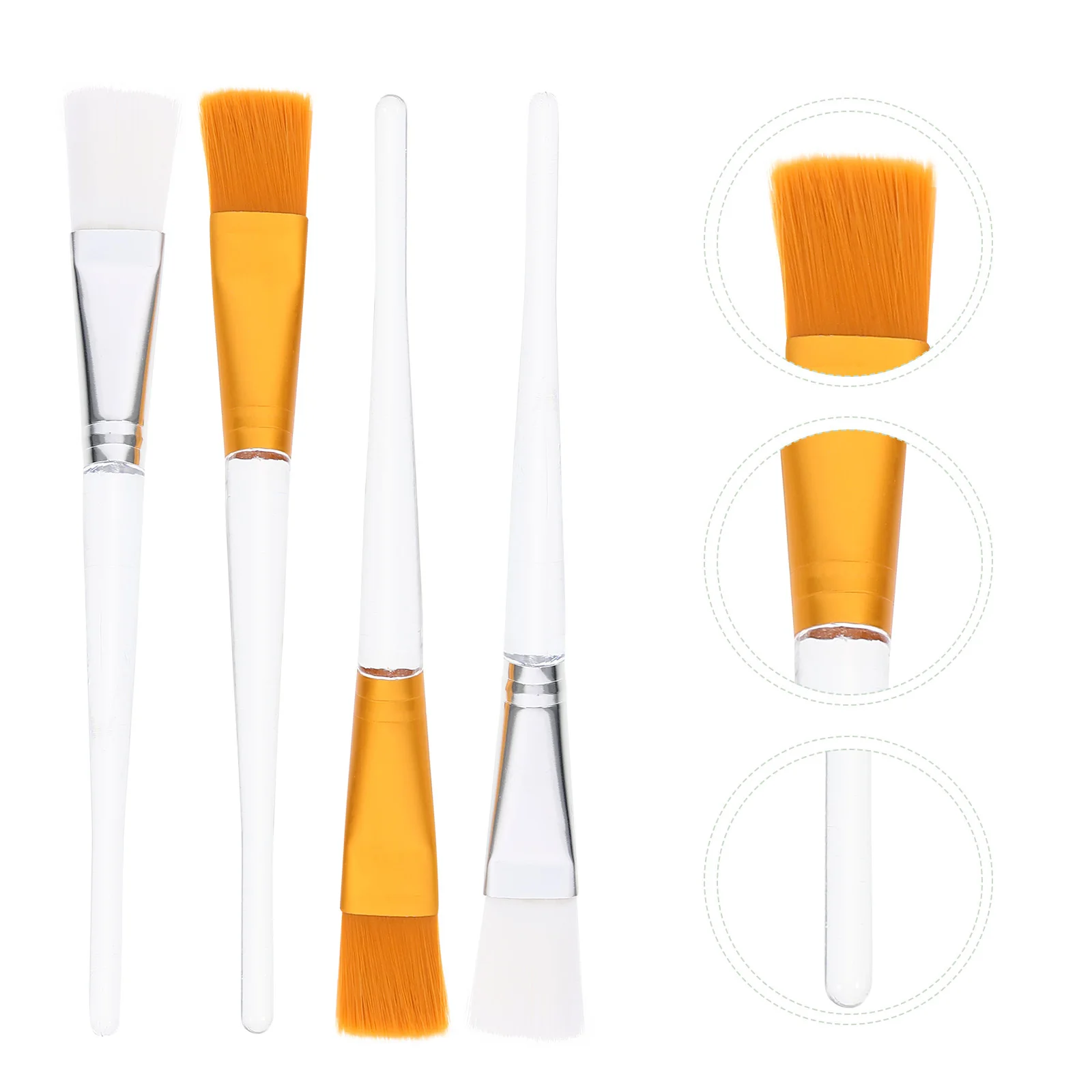 

10pcs Facial Mask Brush Fan Shape Washable For Sleeping Gel Cream Mud Mask Applicator Face Skin Care Tool Beauty Brush