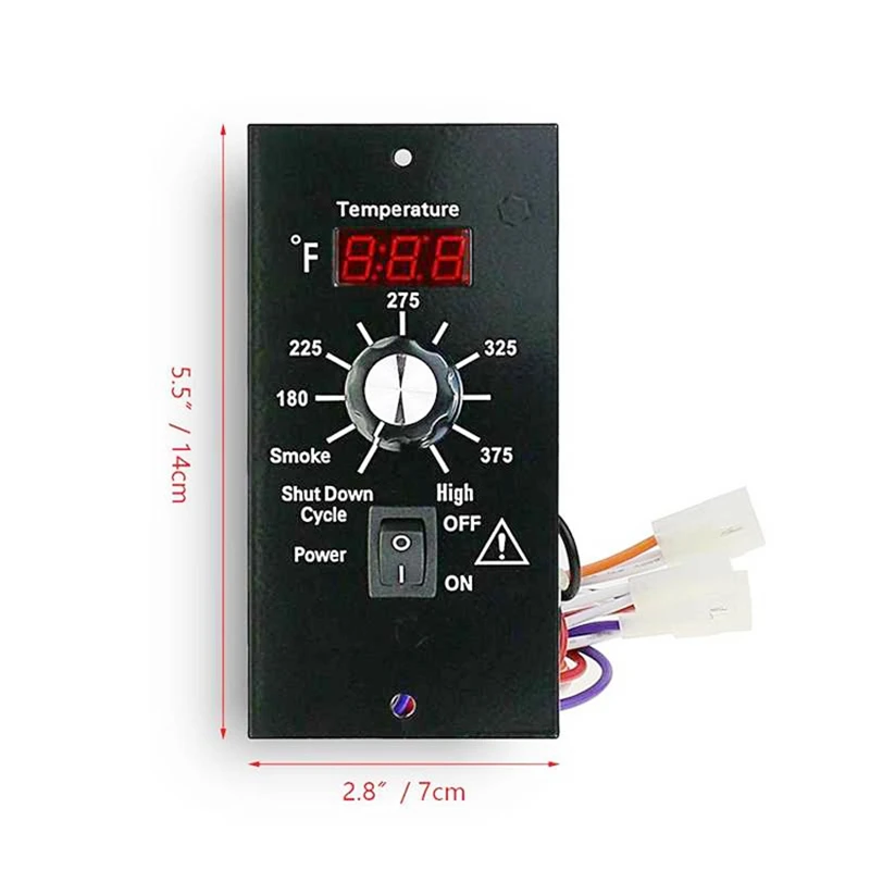 PID Program Controller, Pellet Grill Temperature Controller Compatible For TRAEGER GRILLS Pro22 Series 34 Series US Plug