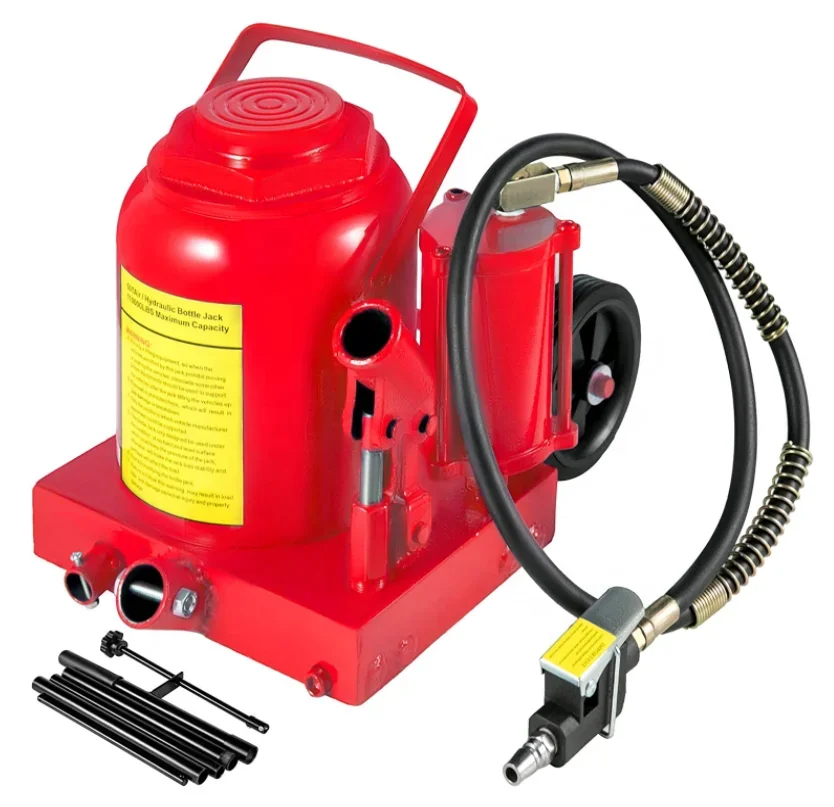 High Quality 50 Ton Heavy Duty Hydraulic Air Jack Pneumatic Bottle Jack Automotive Lift Jack For Sale