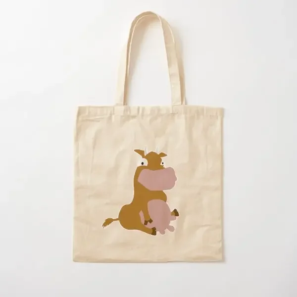 

Full Hay Day Cow Cotton Canvas Bag Casual Travel Shoulder Bag Ladies Fashion Tote Unisex Foldable Women Fabric Designer Handbag