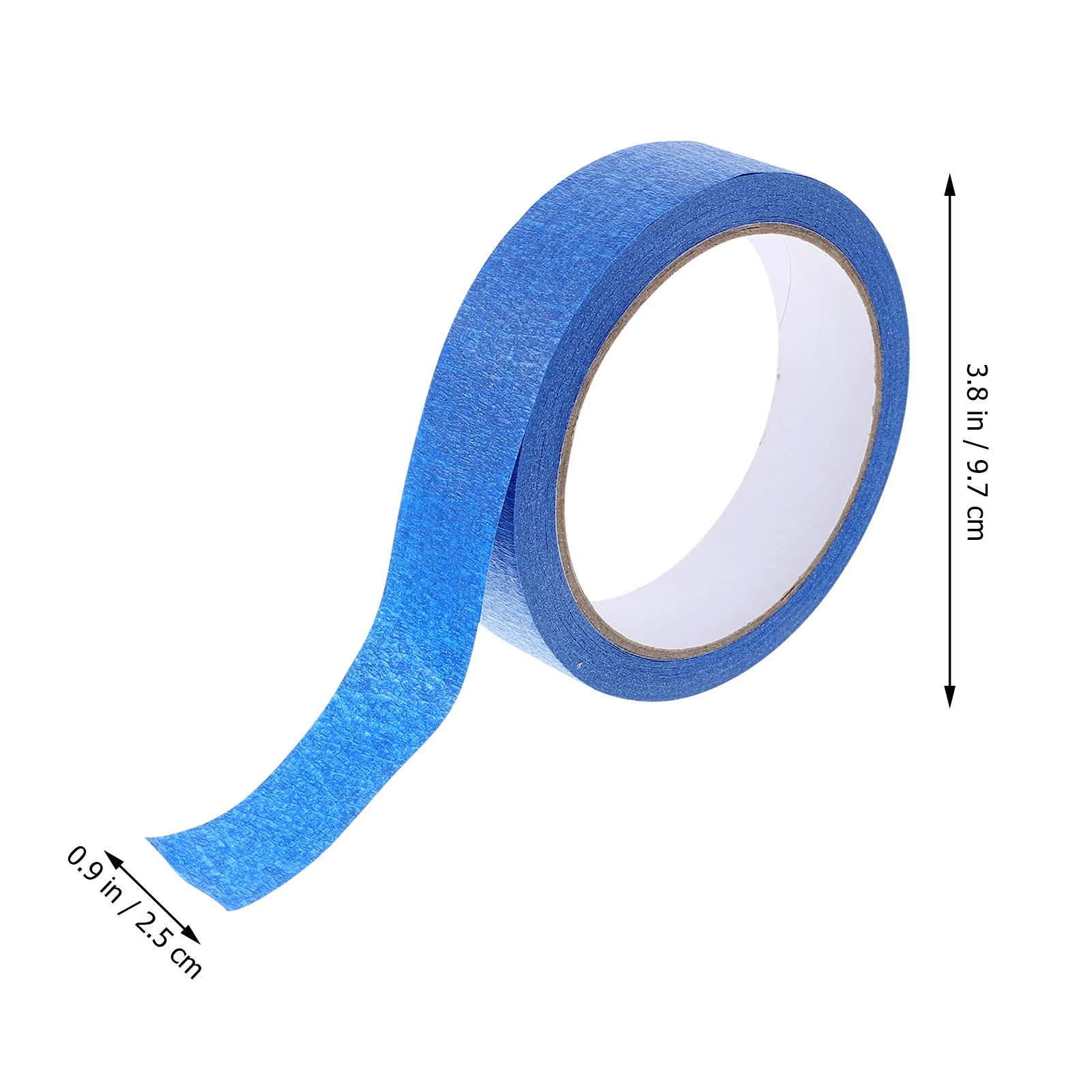5 لفات بدون بقايا رسام أزرق لتزيين الجدران مشاريع اللوحة ذاتية الصنع شريط ورقي لاصق أشرطة طلاء فنية شريط صياغة #3