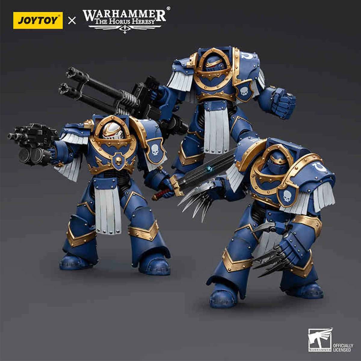 JOYTOY Warhammer 30k Ultramarines Action Figure Cataphractii Terminator Squad Sergeant Terminator Joints Movable Figurine Toys