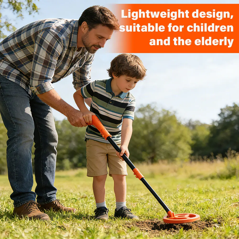 

Металлоискатель TC160 для детей, регулируемый по высоте (27,5-37,8 дюймов), с интуитивно понятным ЖК-дисплеем, легкий, с поисковой катушкой 6,5 дюймов