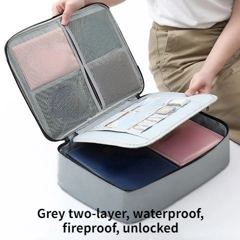 

Огнестойкая и водонепроницаемая сумка для важных документов, сумка для хранения сертификатов, домашний регистратор, паспорт, влагостойкая сумка для сортировки