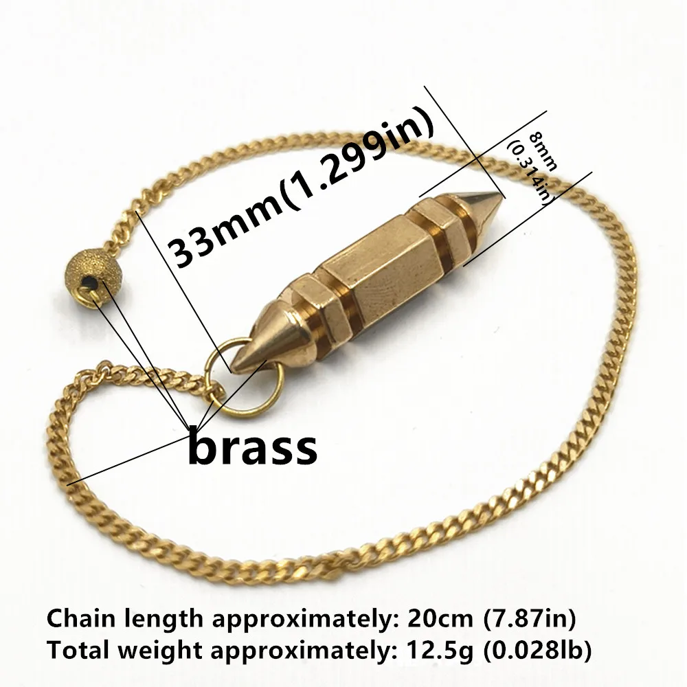2PCS Copper Dowsing Rod, Divining Rods Upgraded Flexible Rotation Tool, Solid Copper and Brass Dowsing Rods with Gift