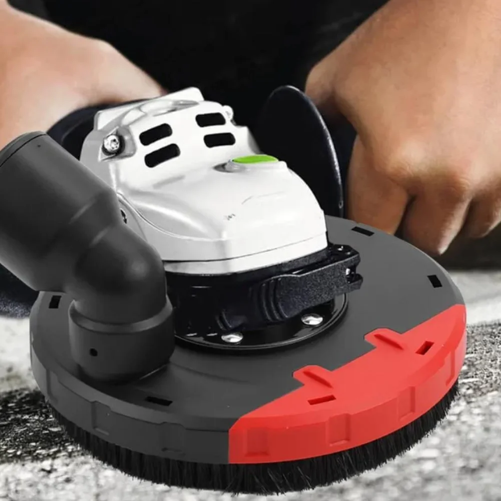 For Type 100 Grinder Dust Shroud with 48mm Suction Mouth and Brush Ring for Cleaner Work Environment on Various Surfaces