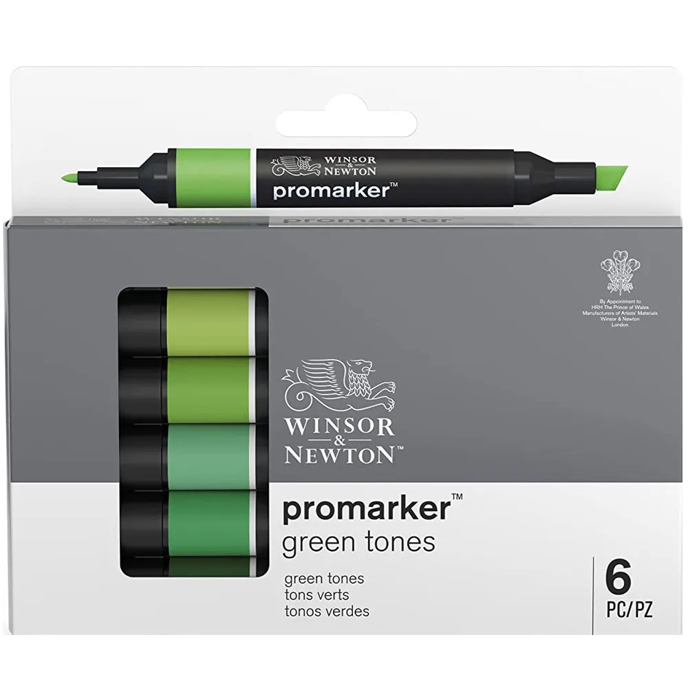 WINSOR & NEWTON Alkoholbasierte Promarker 6/12/24/48/96 Farben Set Doppelspitzen-Markerstifte Design Pro Marker für Künstler – Detail 11