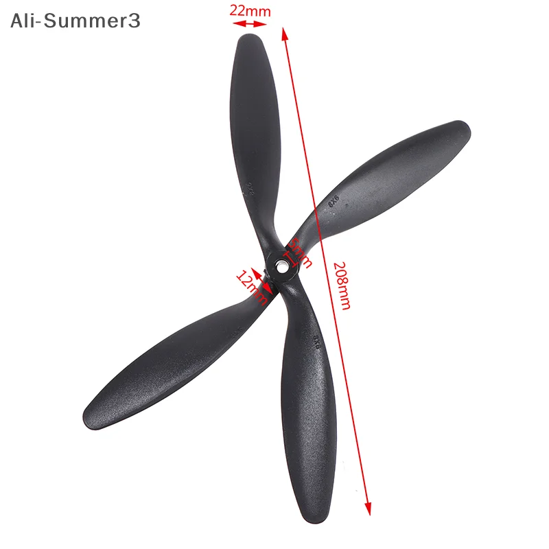 10 peças 8060 hélices de fibra de vidro adereços de nylon para avião RC Quadcopter 8x6