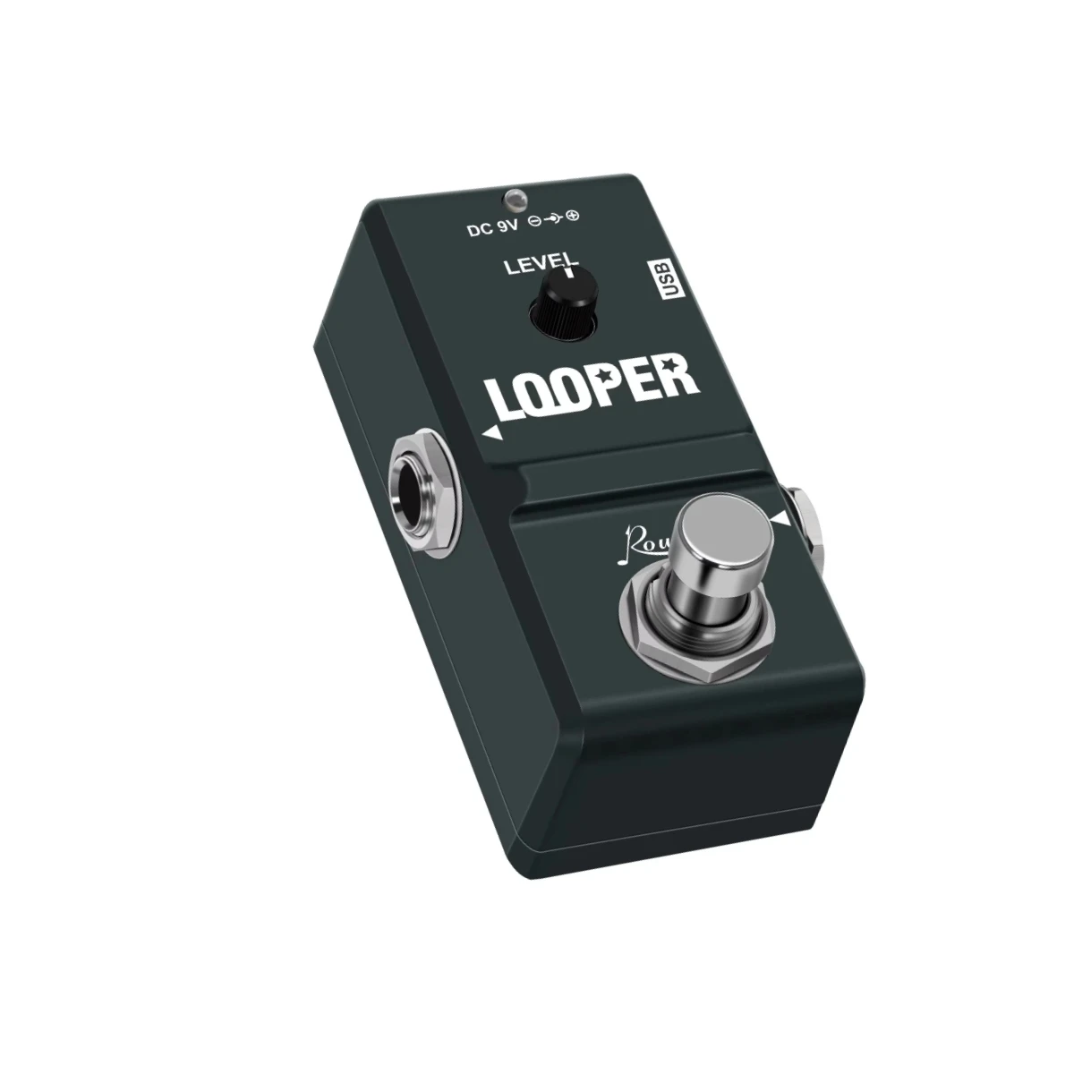 Rowin NANO Looper Pedal 10 Mins Loop Station Super Tiny Size One‑Key Looper Stompbox for Guitar & All Electronic Instruments`