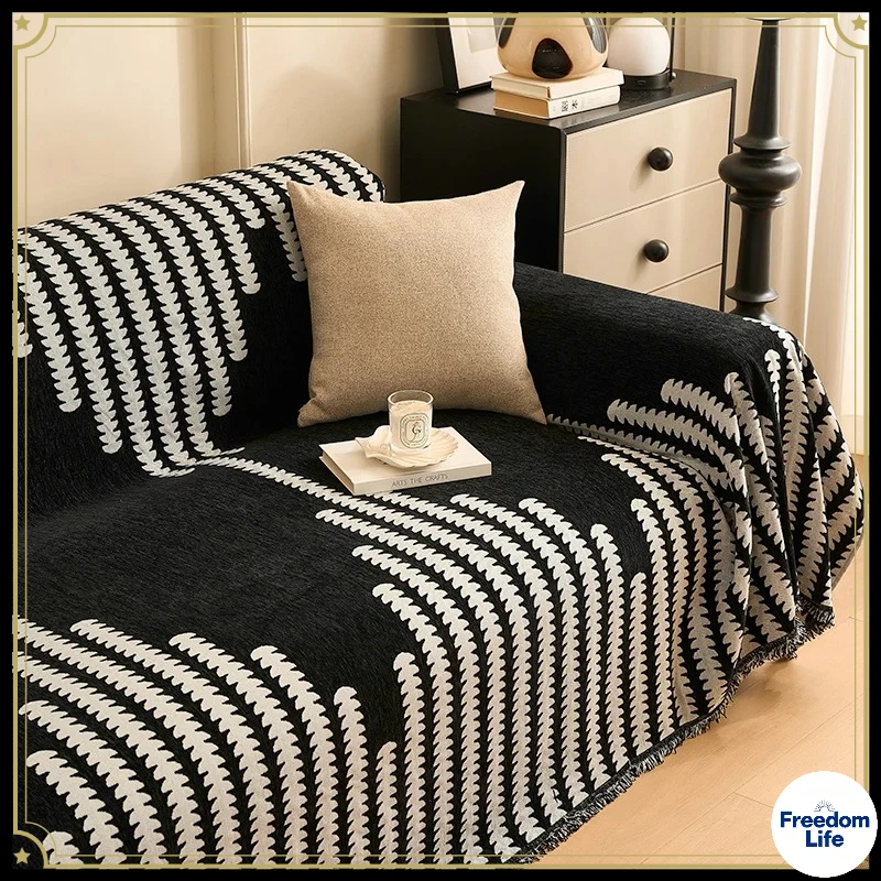 Home Sofa Cover Living Room Sofas Blanket Cover Prevent Cat Scratch Blanket Knitted Blanket Sectional Sofa L Shape Sofa Covers