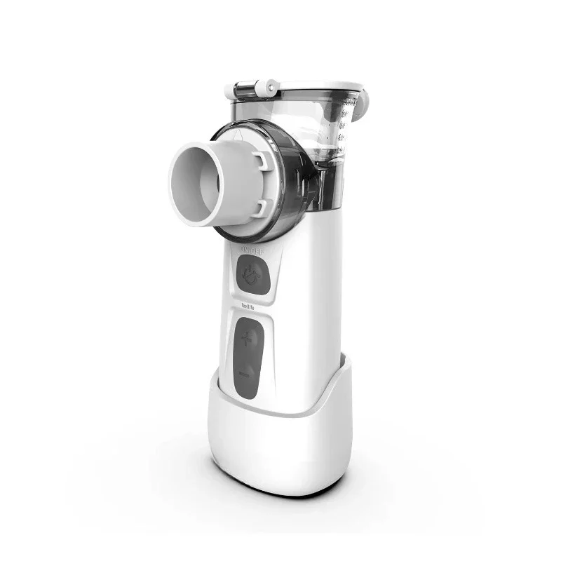 Safest  Portable Ultrasonic  Mesh Nebulizer  Rechargeable  with AI Mesh Core Technology Long Life Time in Mesh Plate