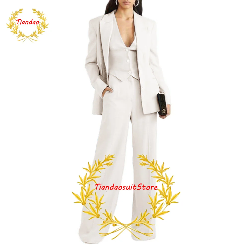 

Women's Suit Business Workwear Office Jacket Pants Vest Three-Piece Formal Party Blazer Set Slim FitOutfit