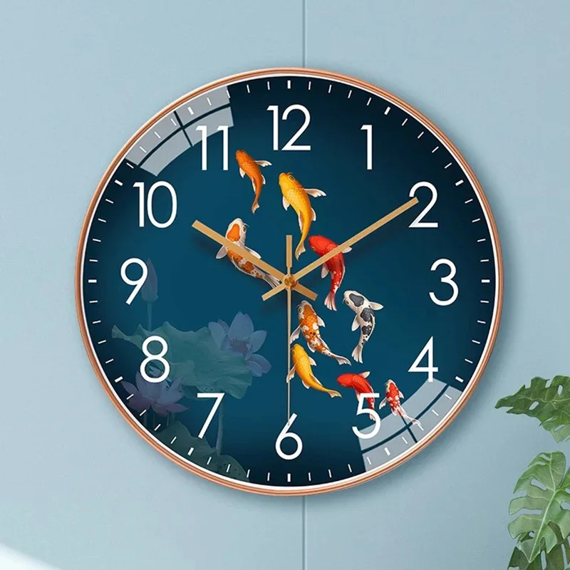 

Home Digital Interior Clock Metal Modern Noiseless Wall Clock Mechanic Bathroom Horloge Murale Salon Wall Classic Decoration