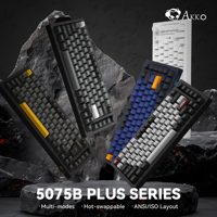 Akko 5075B Plus 75% Hot Swap Multi-Modes RGB Mechanical Gaming Keyboard 2.4GHz Wireless/USB Type-C/Bluetooth  5.0