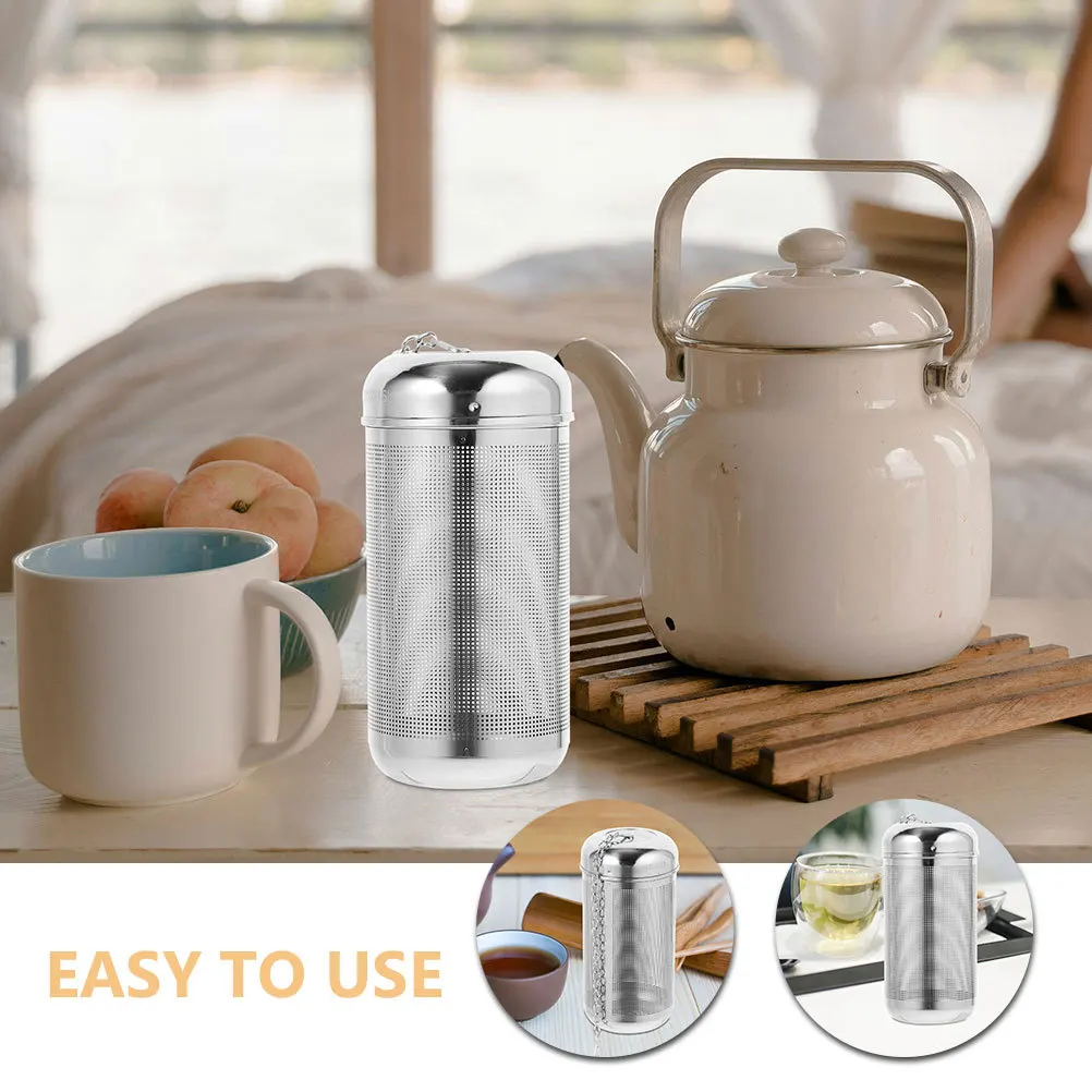 

2Pcs Stainless Steel Seasoning Strainers Tea Infuser Large Size Spice Basket for Soup Hot Pot Brewing Tea Infuser