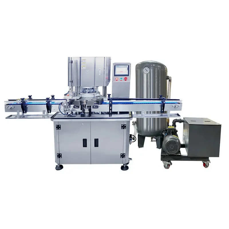 Recycling Machine 2026 Can sterilization vacuum sealing machine, automatic plastic can vacuum sealing machine, fish can