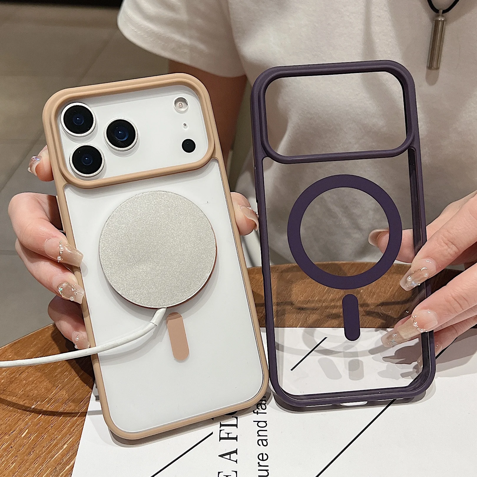 Luxury Shockproof For Magsafe  - Clear Shockproof Bumper Case review and price