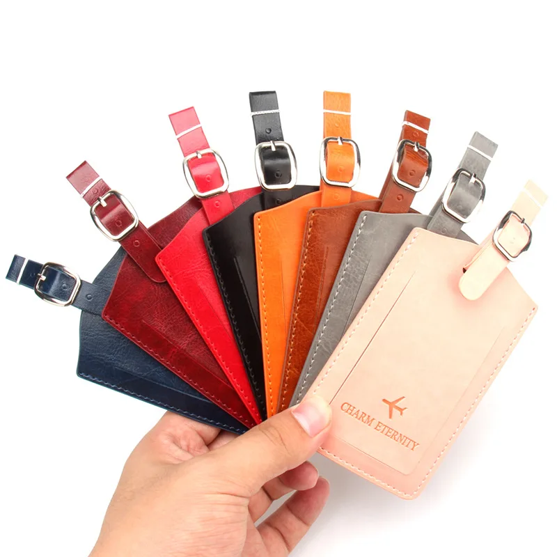 

Travel and Business Trips Leather Luggage Tags Suitcase Tag Cute Luggage Tag Travel Tag Address Id Name Lable Travel Accessories