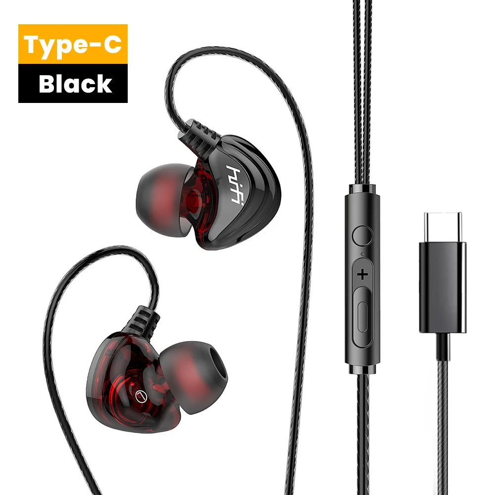 OLAF DAC Type C 이어폰 유선 헤드셋 USB C 게이머 헤드폰 케이블 iPhone16 15 Samsung S23 Xiaomi 용 핸즈프리 Type-C 이어 버드