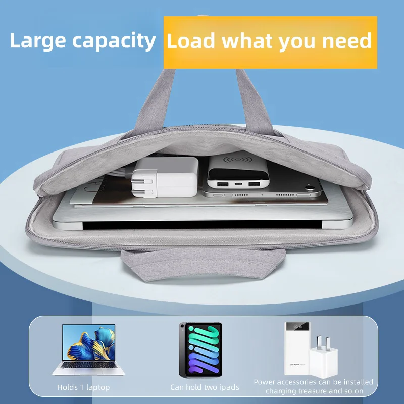 14 inch laptop bag wear-resistant breathable 15 inch shoulder laptop bag