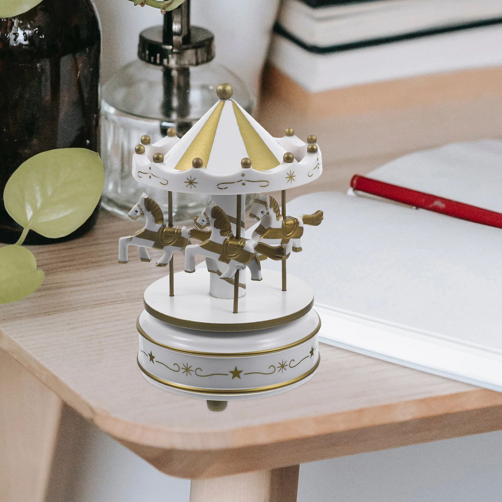 

Music Box Plastic Music Box Carousel Music Box Merry-Go-Round Music Gift