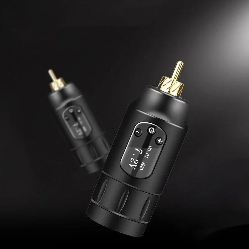 Wireless Tattoo Power Supply Portable Adjustable Mobile Tattoo Machine Battery RCA/DC Interface Microblading Tattoo Equipment