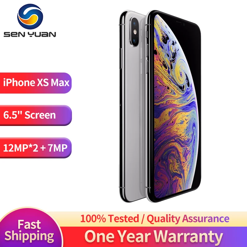 Original Apple iPhone XS Max 4G LTE Mobile Cell Phone 6.5