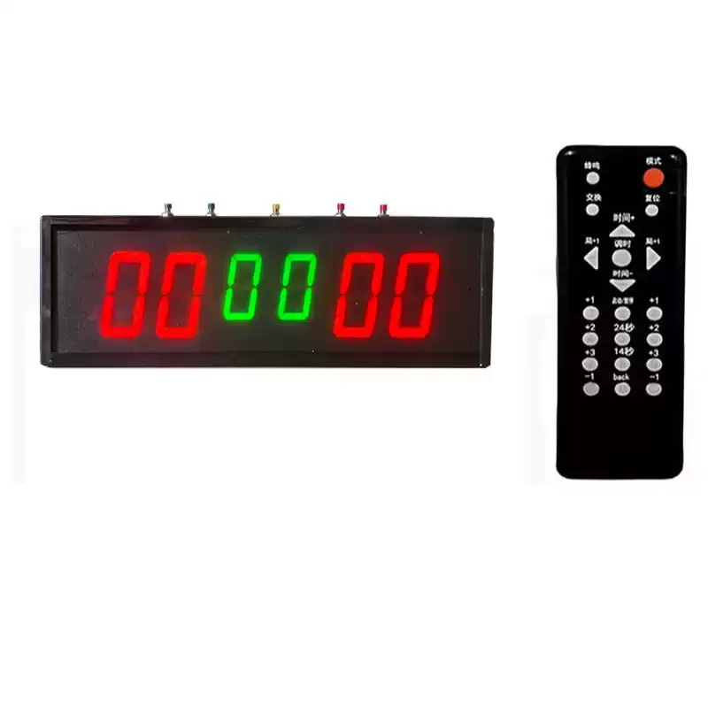 LED Electronic Flip Scoreboard Built-in Timer Digital Score Display Multi-sport Equipment For Table  Billiards Competition Use