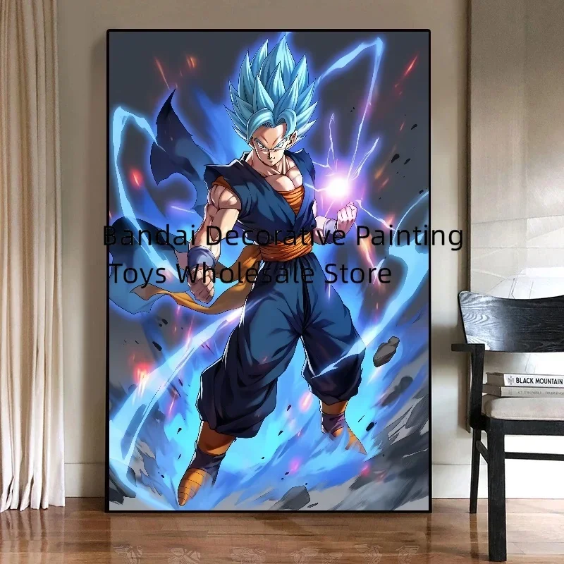 Anime Dragon Ball Canvas Poster Print Picture Goku Vegeta Mural Wall Art Prints Child Room Decoration Living Room Home Decor