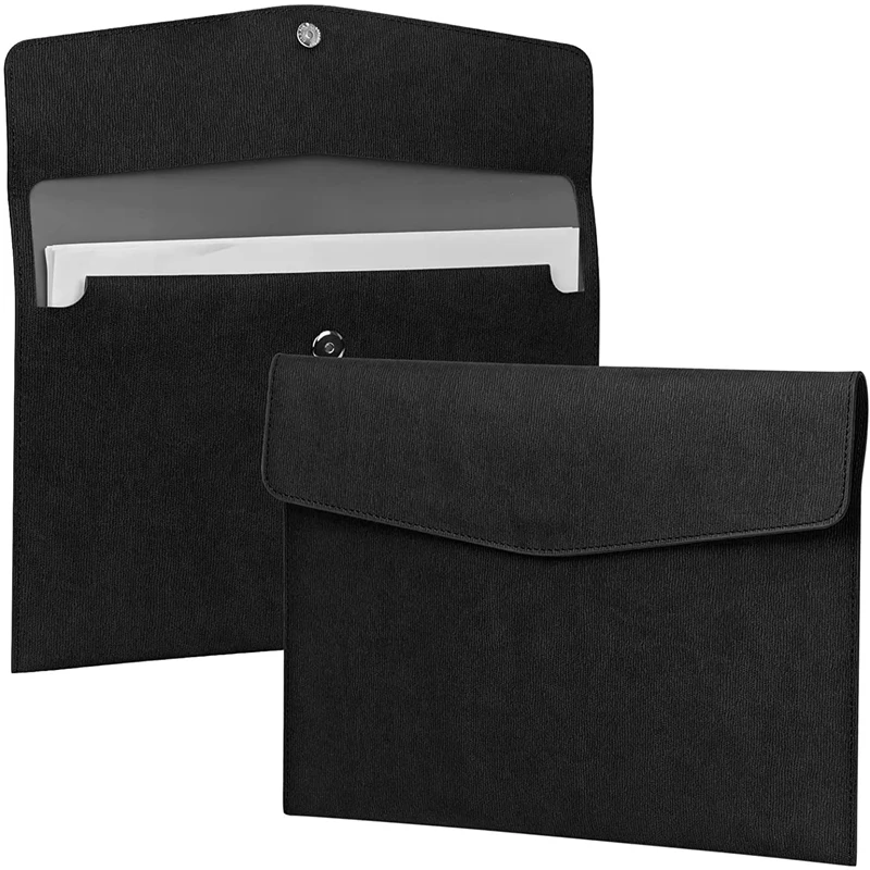 

A4 Pu Leather Document Cases,A4 Snap Button Document Folder,Business Pu Leather A4 Pocket,Document Organizer