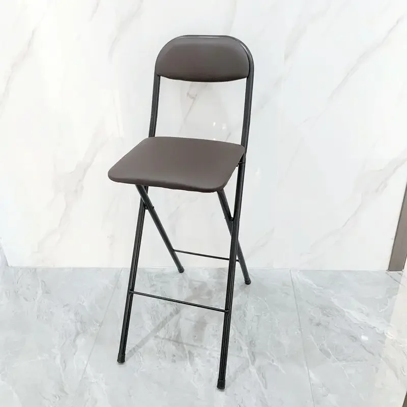 

Design Simple Bar Stool Folding Nordic Counter Coffee Kitchen Chair Retro Reception Cadeira Stuhl Sandalye Home Furniture HD50BS