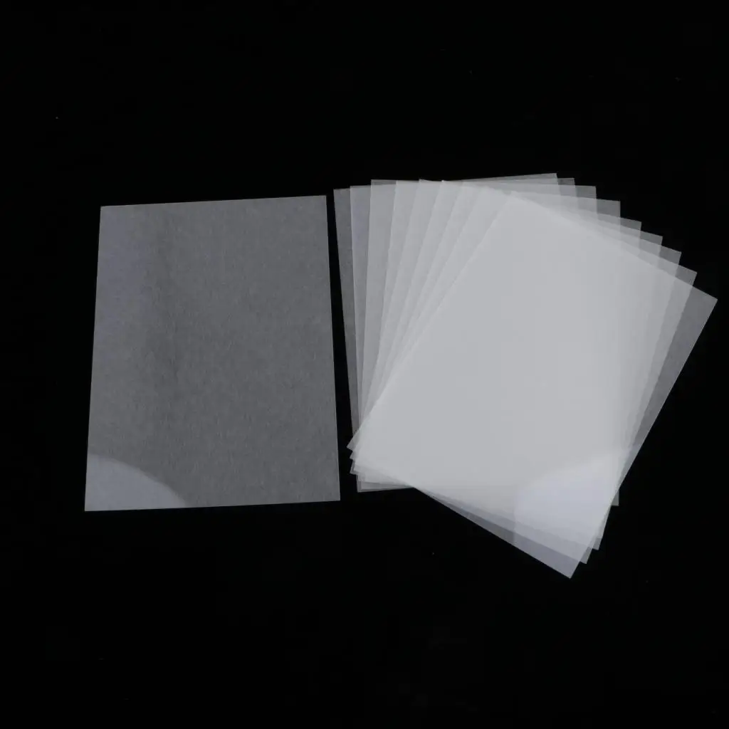 10 Pieces Sanded Shrink Plastic Sheets, Shrink Films Papers for Craft, Art Crafts Blank Art Film Paper