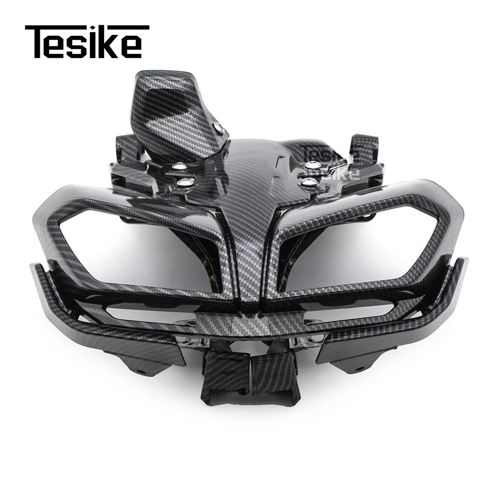 Carbon Fiber Color Headlight Front Cover Bracket Fairing For Yamaha MT-09 FZ-09 MT09 FZ09 GT SP ST 2017 2018 2019 2020 - Image 4