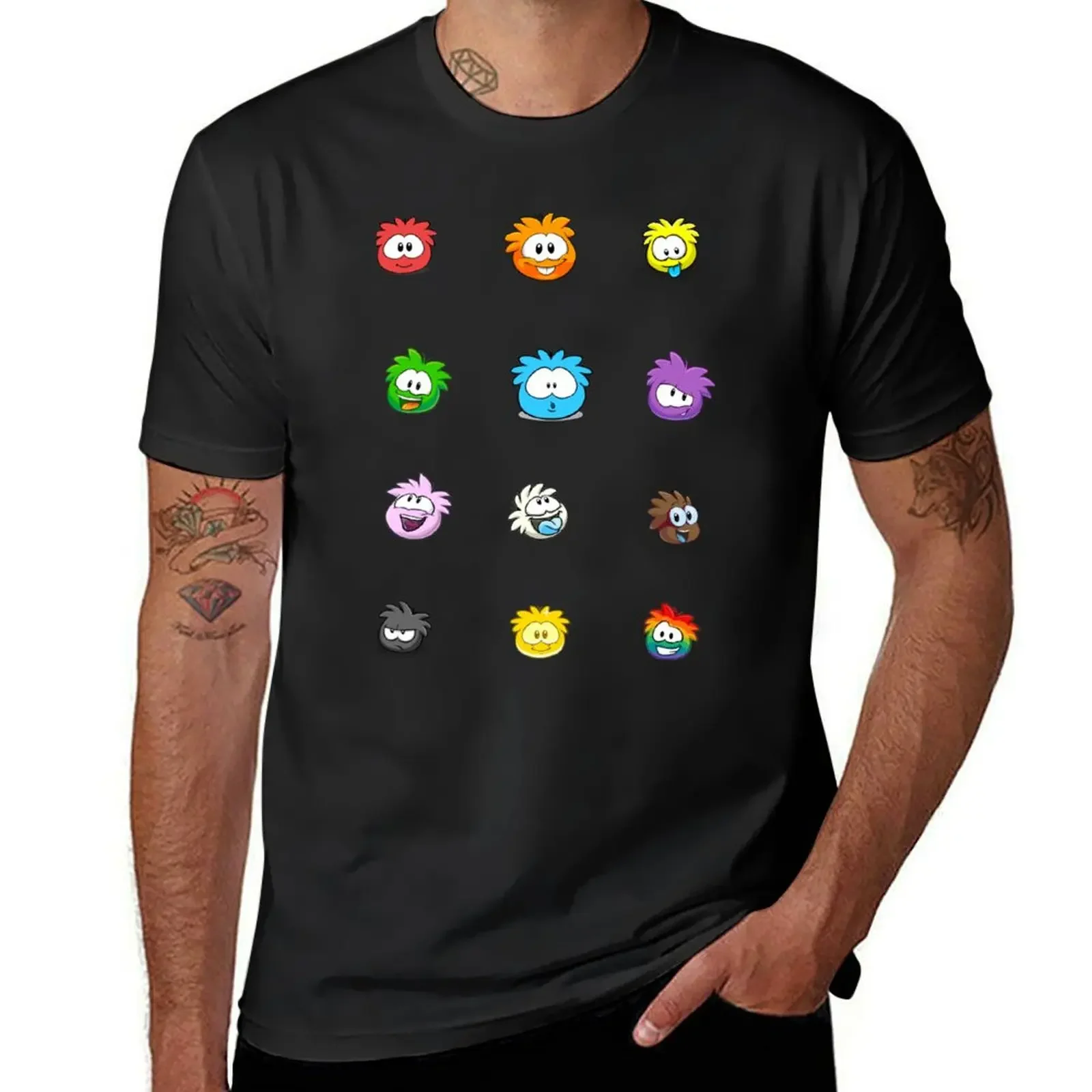 Club penguin Puffle pack T-Shirt summer 2025 gifts for boyfriend affliction shirts plain white t shirts men