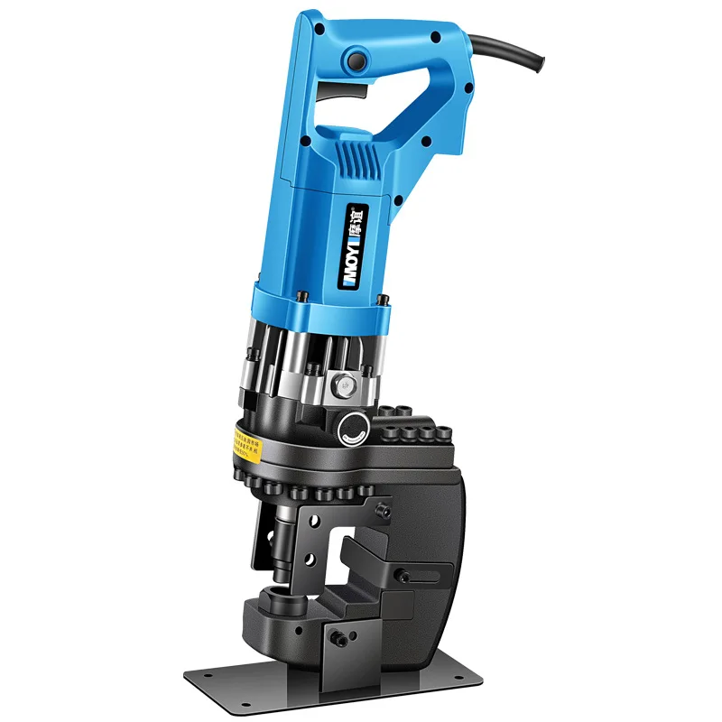 Electric Hydraulic Punching Hole Machine Angle Iron Channel Steel Angle Steel Flat Iron Stainless Steel Punching Hole Machine