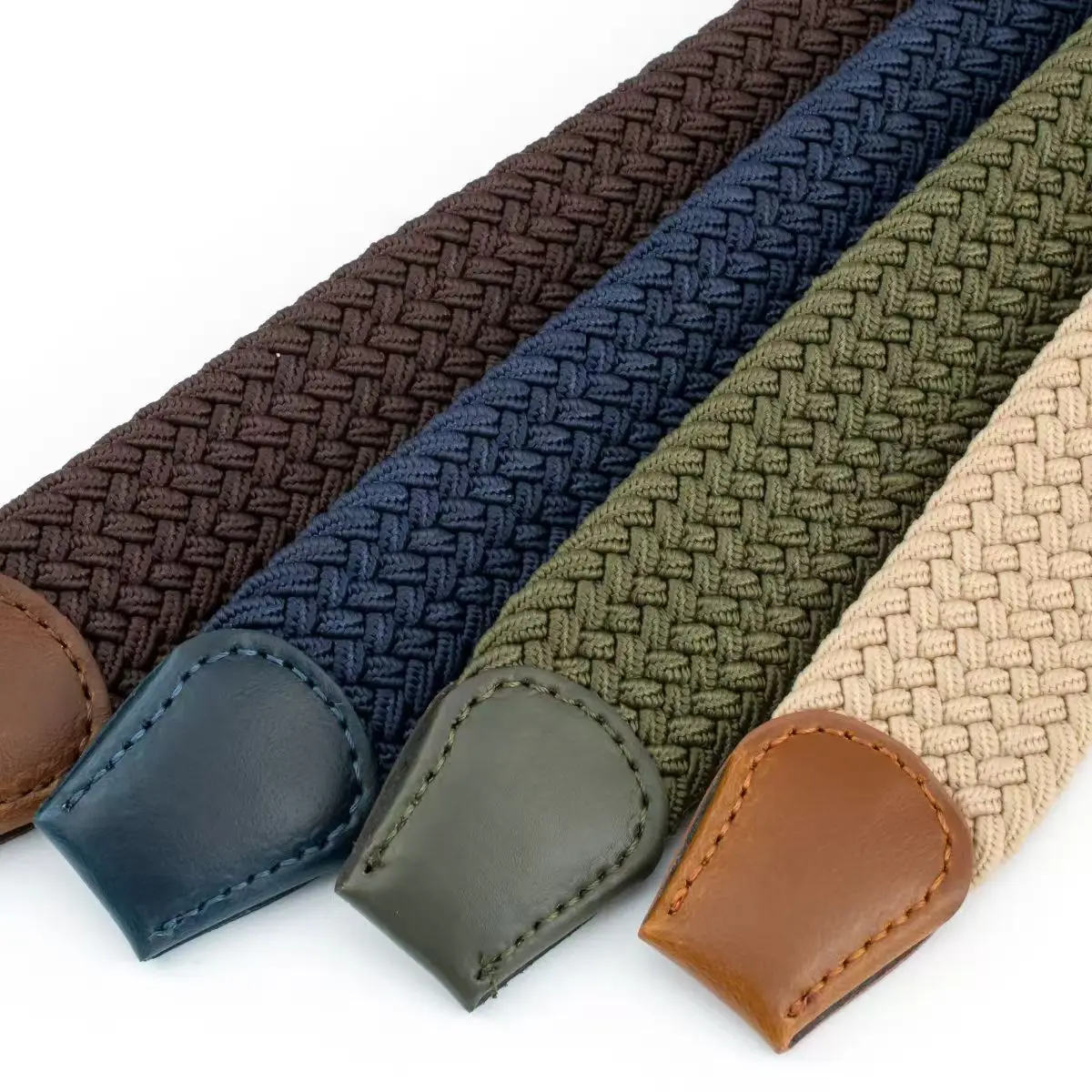 Top-Luxusmarken Herrengürtel Atmungsaktiver Outdoor-Nylon-Canvas-Gürtel mit Zinklegierungsschnalle Retro Lässiger Gewebter Gürtel – Detail 6