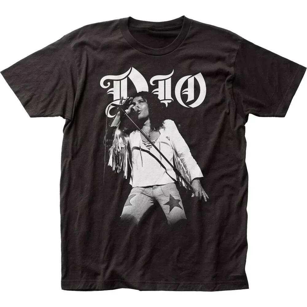 DIO Live T Shirt Mens Rock N Roll Music Band Retro Tee New Black