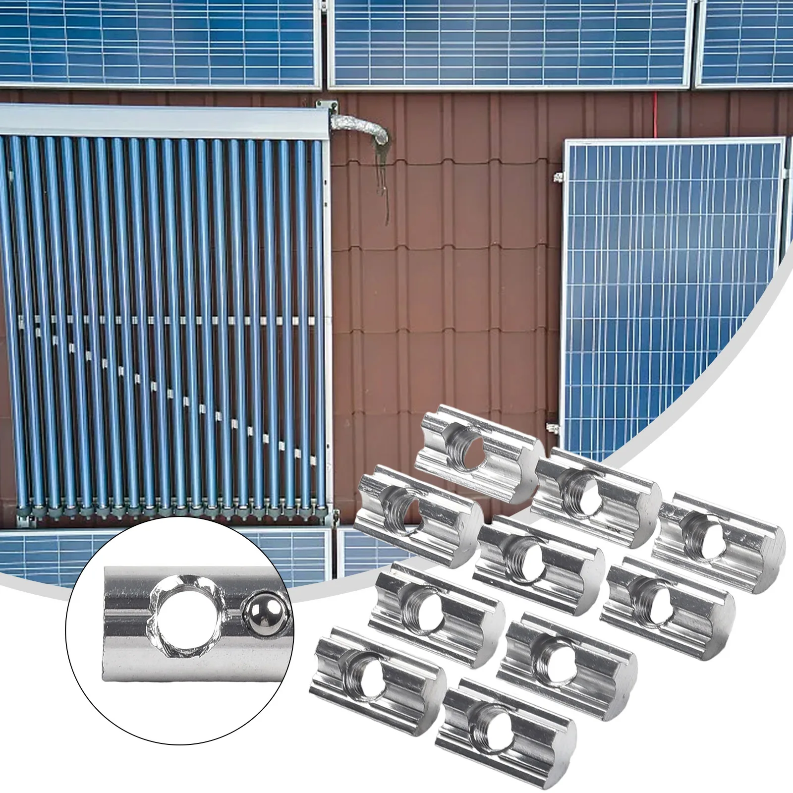 Sliding Ball Sliding Block 12*13*22mm Aluminum Sliding Block Durbale Stainless Steel For 40x40 And 40x80 Profiles