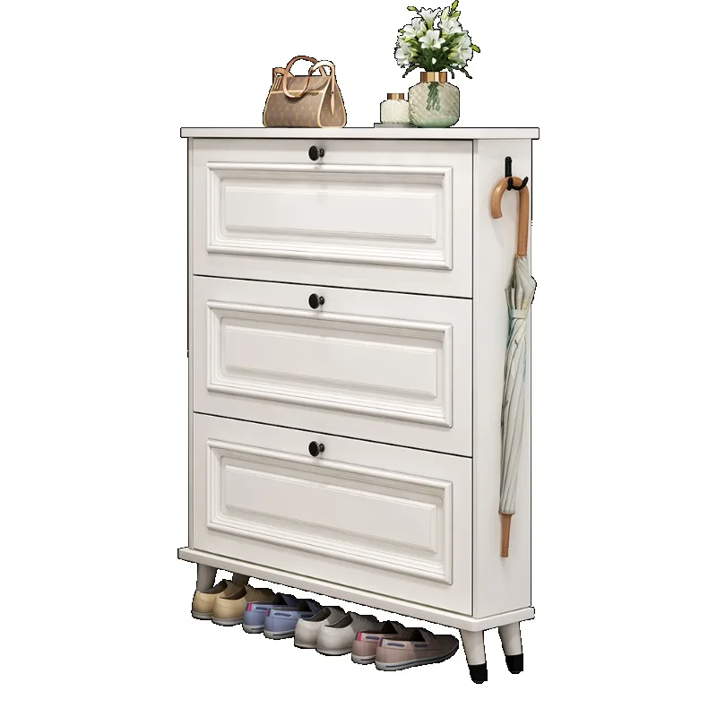 

Ultra-thin tipping bucket shoe cabinet, the new 2025 popular entrance cabinet at the door of the home