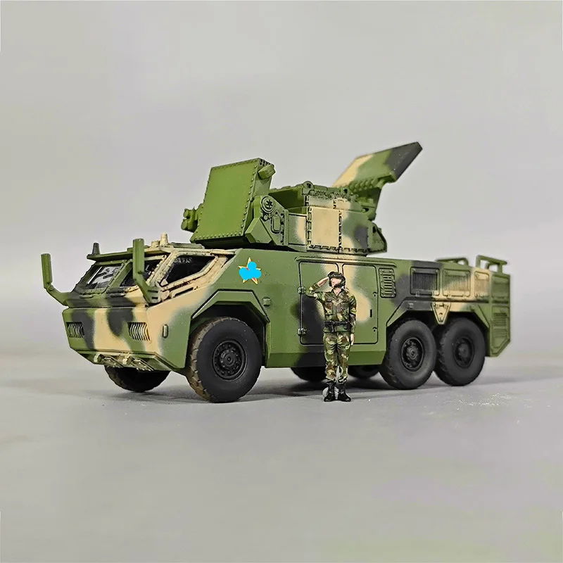 1/72 Chinese Hongqi HQ-17A wheeled missile vehicle , hand-painted finished model decorative ornament, plastic material