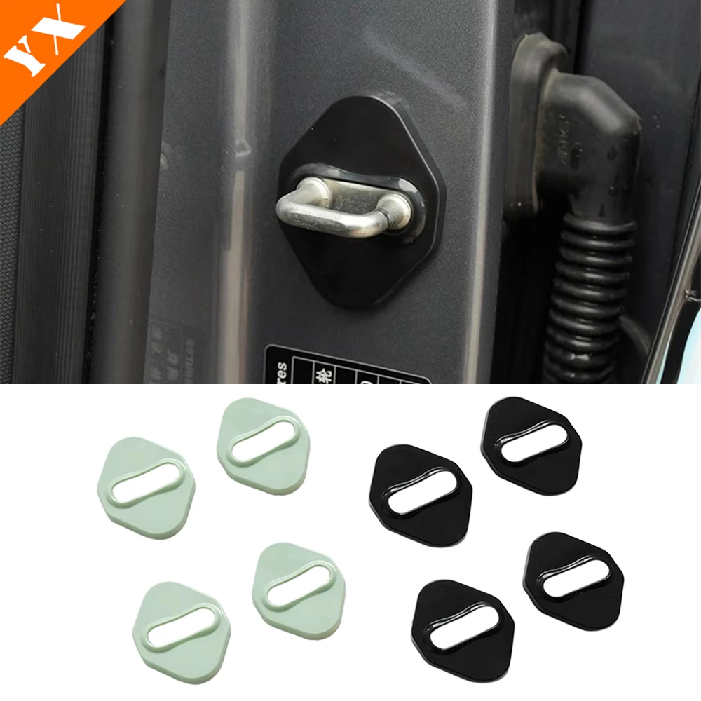 

2024 2025 2026 For Leapmotor T03 accessories ABS plastic Car Door Limiter Protective Cover To Prevent Rust Door lock cover 4pcs