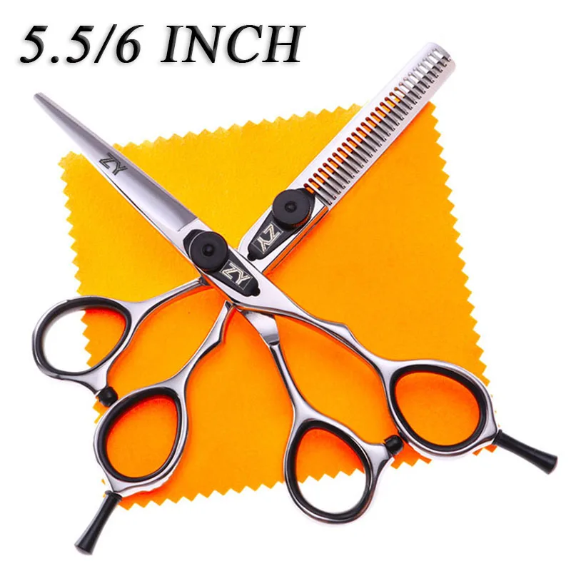 

2020 Professional 5.5/6.0 inch Hair Scissors hairdressing scissors cutting thinning scissors styling tools Barber Shears