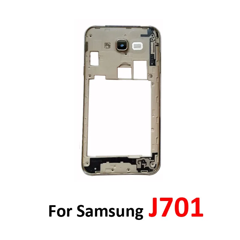 For Samsung Galaxy J7 Neo Nxt J701 J701F J701M Mobile Phone Chassis Housing Middle Frame With Power Volume Button Key Lens