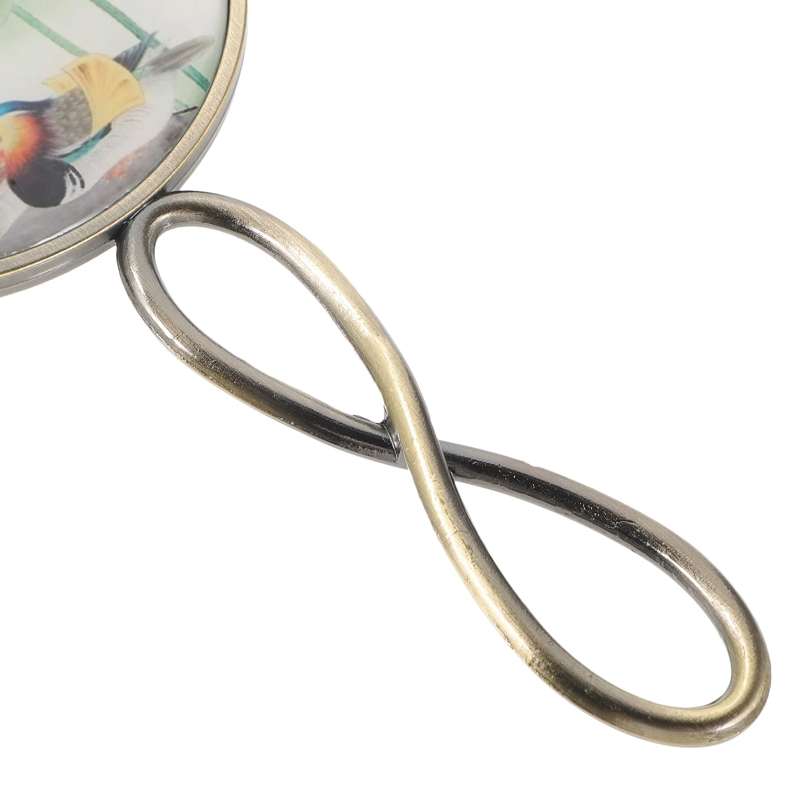 

Retro Hand Mirror Ergonomic Handle Compact Portable Makeup Mirror for Daily Travel Vanity Women Hand Mirrors with Handle