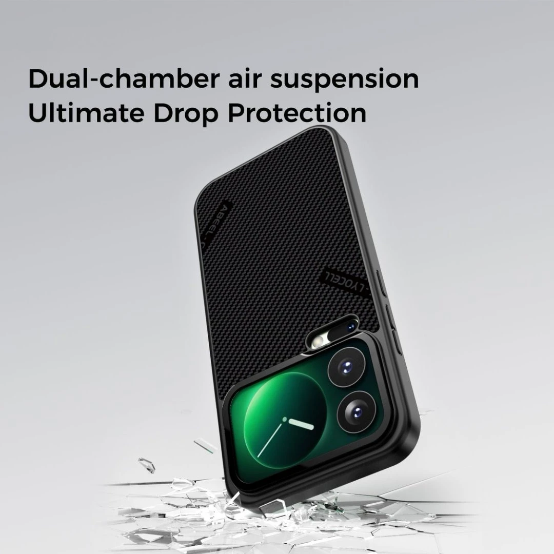 كيفلر ليوسيل حافظة هاتف من ألياف الكربون لهاتف شاومي 17 برو ماكس Xiaomi17 Xiaomi15Ultra 15Pro Magsafe حافظة شحن لاسلكية مغناطيسية