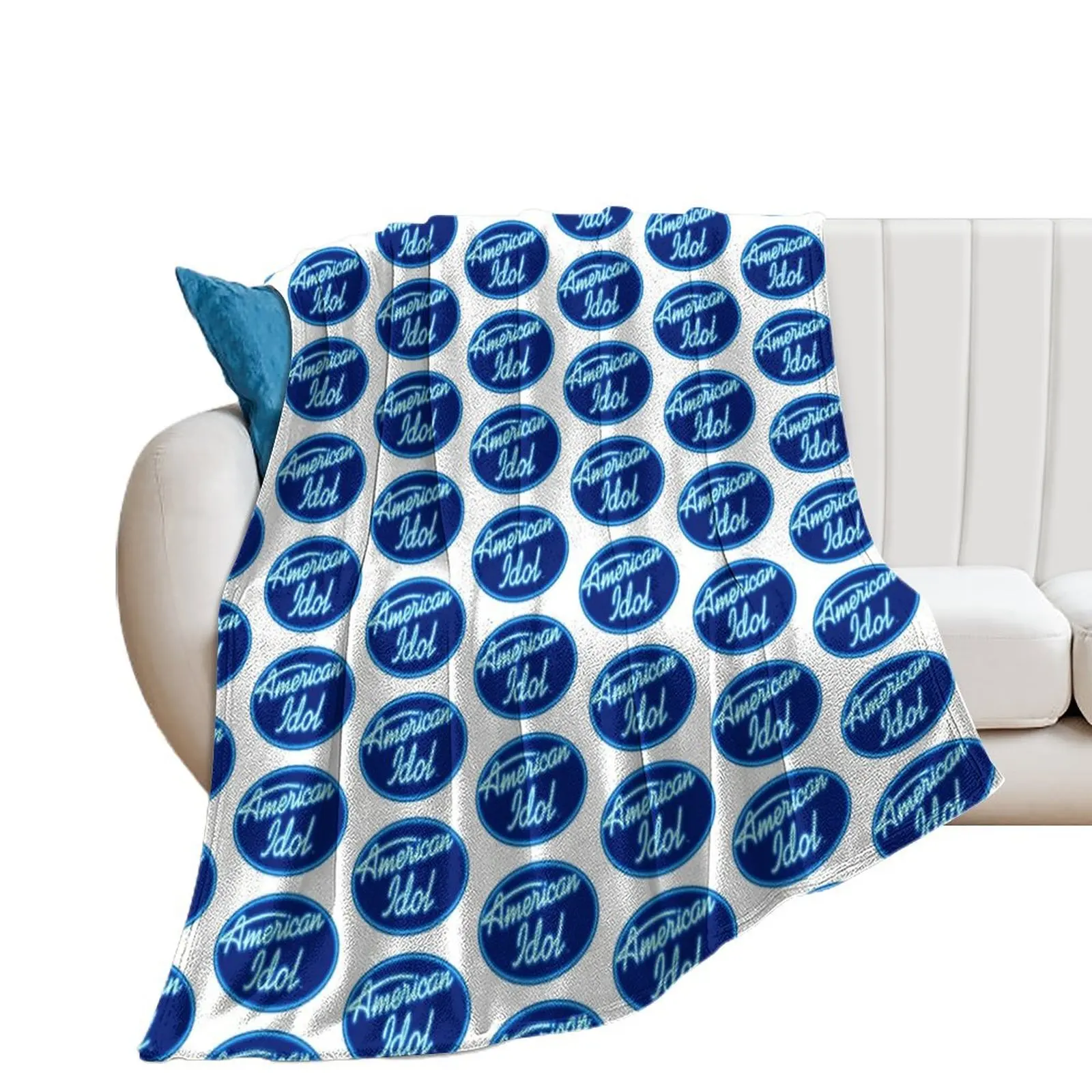 American Idol Sticker Throw Blanket Moving Furry anime Blankets