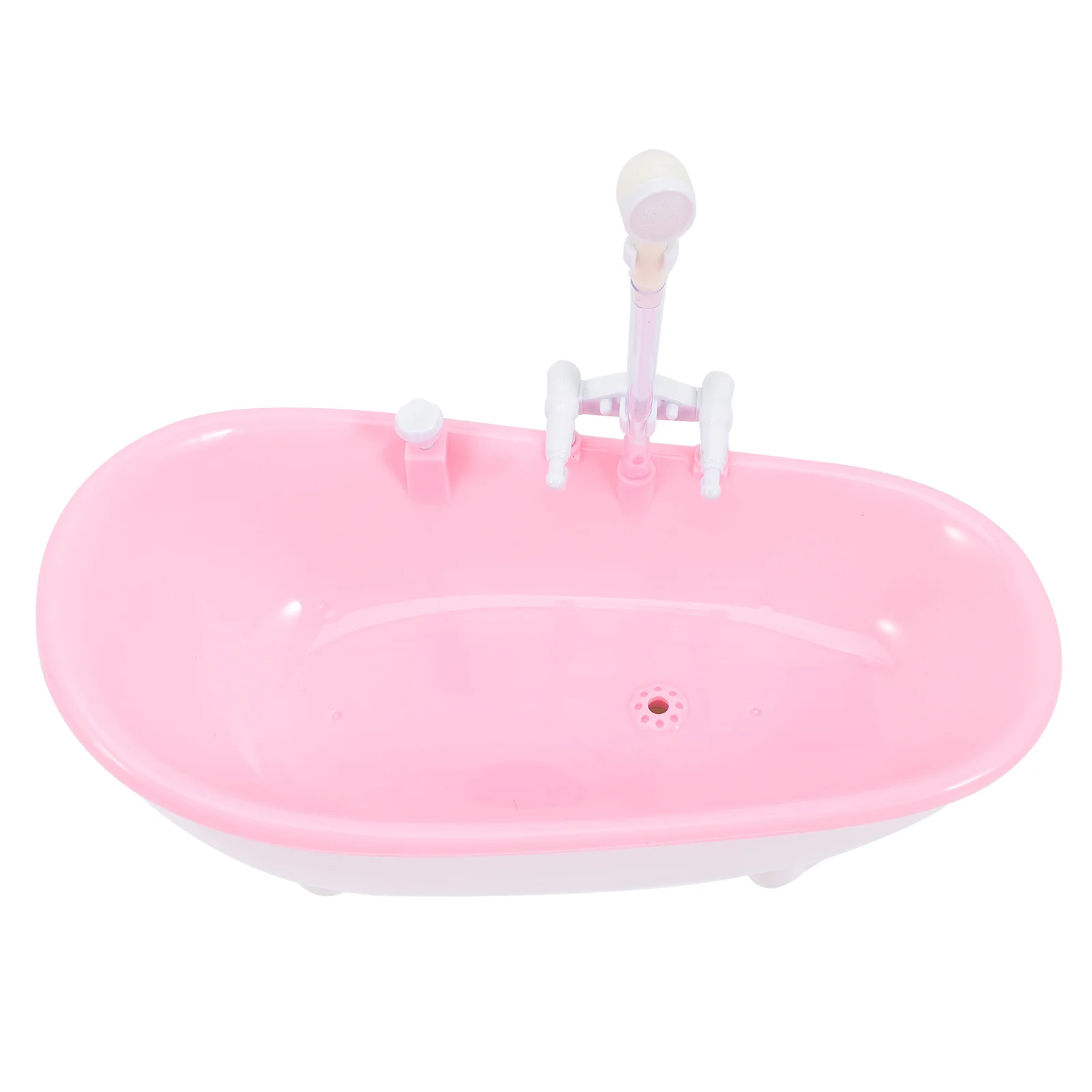 Spray Tub Toys Bathtub Mini Model Miniature for Boys Water Plastic Toddler Preschool